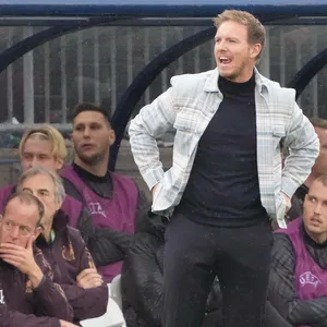 Bundestrainer Julian Nagelsmann im Spiel gegen die USA
