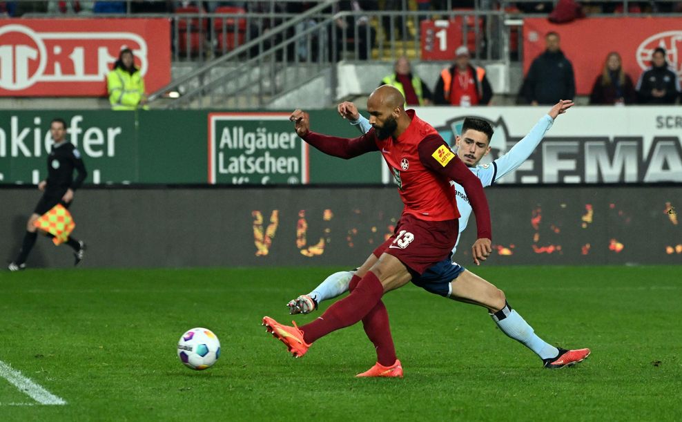 Terrence Boyd erzielt das 3:1 für Kaiserslautern