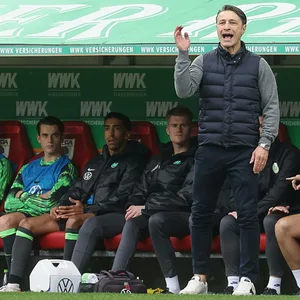 Niko Kovac, Trainer des VfL Wolfsburg, im Spiel gegen den FC Augsburg