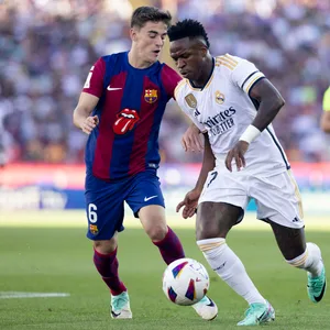 Gavi (FC Barcelona) und Vinicius Junior (Real Madrid)