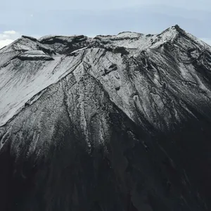 Japans berühmtester Berg. der Fuji.