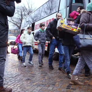 Geflüchtete kommen in Hamburg an (Archivbild)