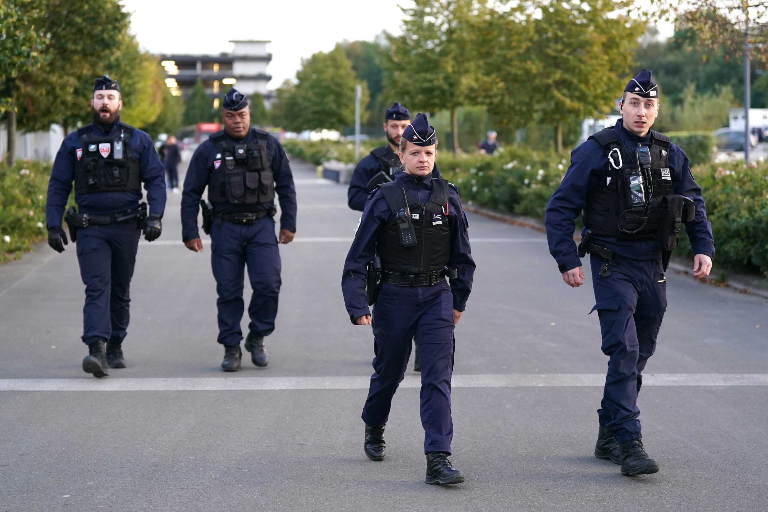 Französische Polizisten im Einsatz (Symbolbild).