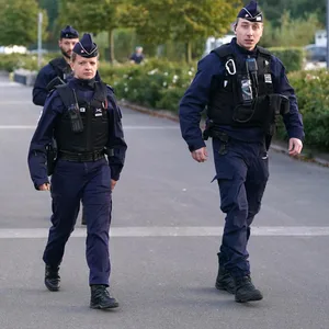 Französische Polizisten im Einsatz (Symbolbild).