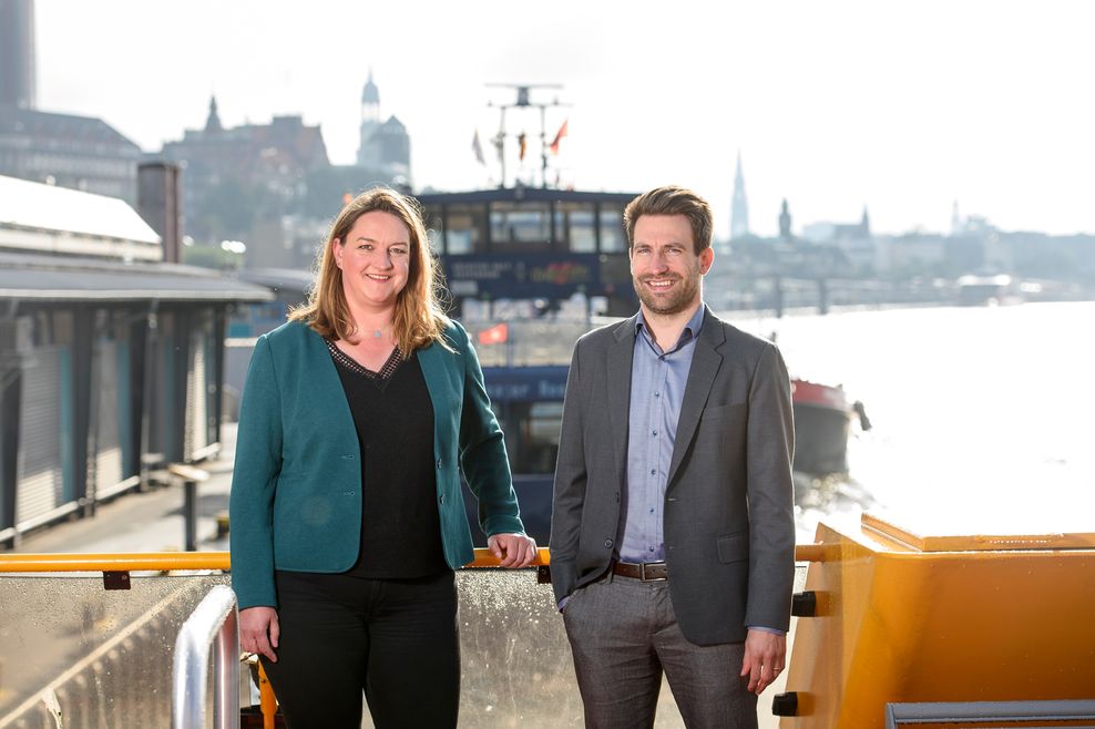 Tanja Cohrt und Martin Lobmeyer haben seit August den Vorstand der Hadag übernommen.