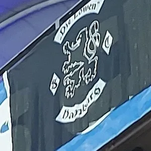 Das Logo des „Löwen“-Fanclubs im Volksparkstadion