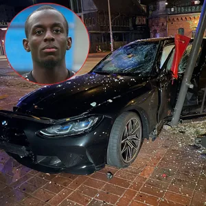 Mit diesem 85.000-Euro-BMW schleuderte Jean-Luc Dompé im Februar durch eine Bushaltestelle.