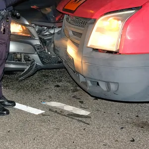 Der Unfallort an der Autobahn-Anschlussstelle Allermöhe.