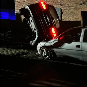 Die Unfallstelle auf der Dorfstraße in Langendamm.