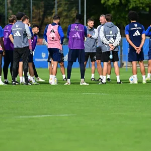 HSV-Spieler im Training