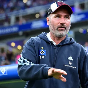 HSV-Trainer Tim Walter sprach sich in dieser Woche gegen ein Testspiel aus.