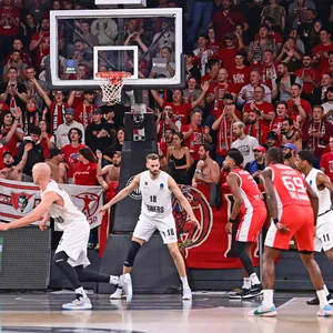 Fans von Hapoel Tel Aviv im Inselpark gegen die Towers