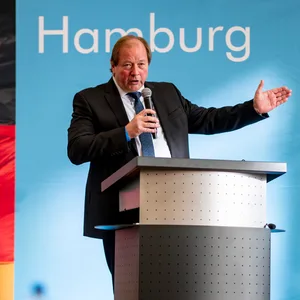 Der bisherige Landesvorsitzende der Hamburger AfD Dirk Nockemann
