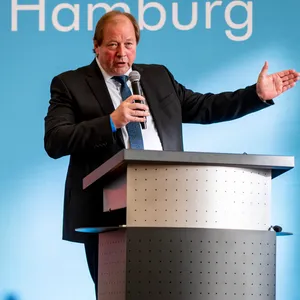 Der bisherige Landesvorsitzende der Hamburger AfD Dirk Nockemann