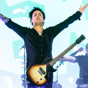Sänger von Green Day auf der Bühne