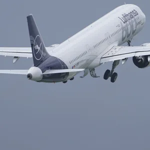 Der Airbus A321neo „Münster“ der Fluggesellschaft Lufthansa
