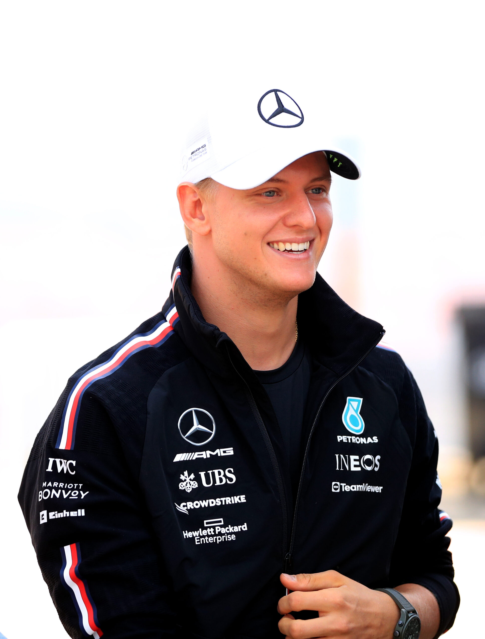 Mick Schumacher mit Mercedes Cap