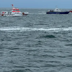 uche nach den vermissten Seeleuten des Frachters "Verity", der am 24.10.23 nach einer Kollision zweier Frachter in der Nordsee gesunken ist.