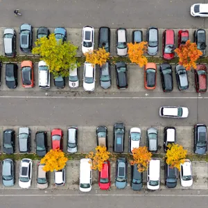 Parkplatz von oben