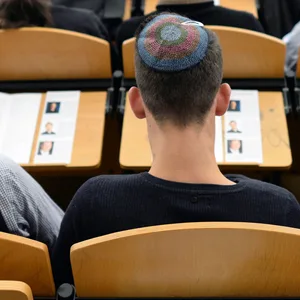 Jüdische Studenten in einem Hörsaal (Symbolbild)