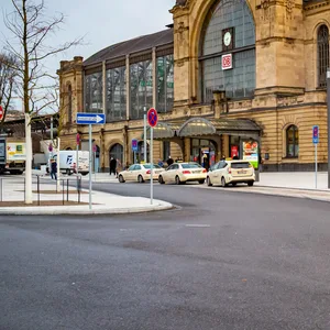 Der Bahnhof Dammtor.
