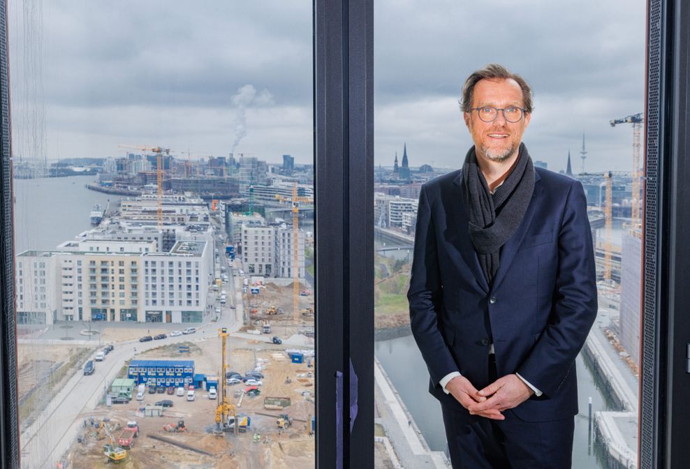 Der Chef der Hafencity GmbH Andreas Kleinau. (Archivbild)