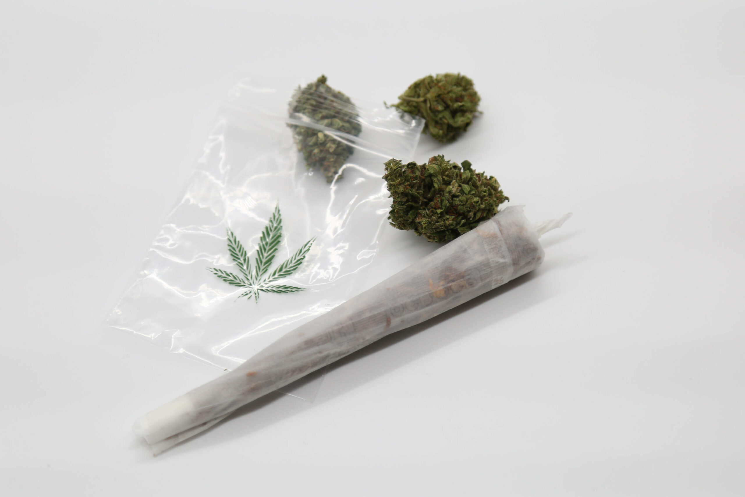 Ein Joint und Cannabis