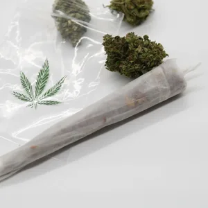 Ein Joint und Cannabis