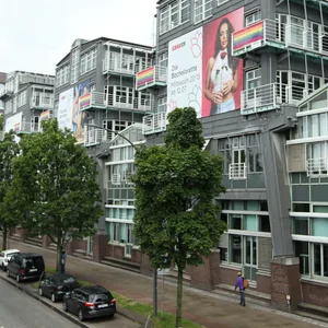 Der RTL-Sitz am Baumwall (Symbolbild)