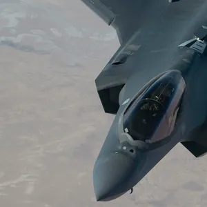 Ein Kampfjet der US Air Force ist im Nahen Osten im Einsatz.