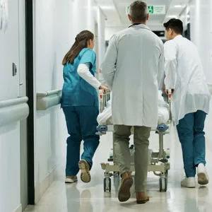 Flur im Krankenhaus