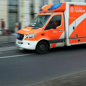 Ein Rettungswagen der Berliner Feuerwehr