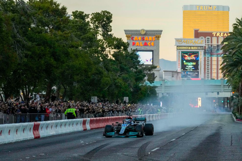 Der Kurs der Formel 1 in Las Vegas