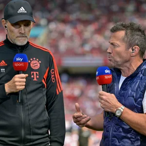 Thomas Tuchel und Lothar Matthäus im Gespräch