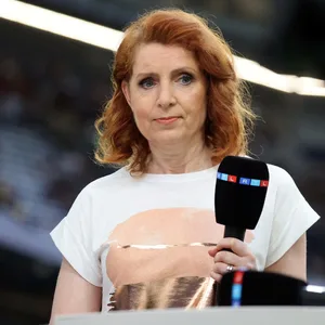 Monica Lierhaus moderiert für RTL das Länderspiel zwischen Deutschland und Kolumbien. (Archivbild)