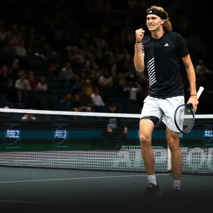 Alexander Zverev jubelt nach einem Punktgewinn