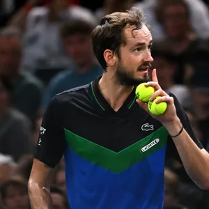 Daniil Medvedev beim ATP-Masters-Turnier in Paris