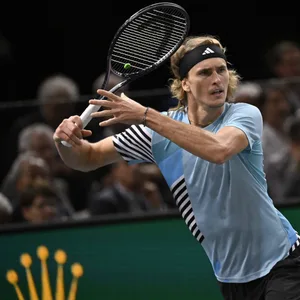 Alexander Zverev beim Masters-Turnier in Paris