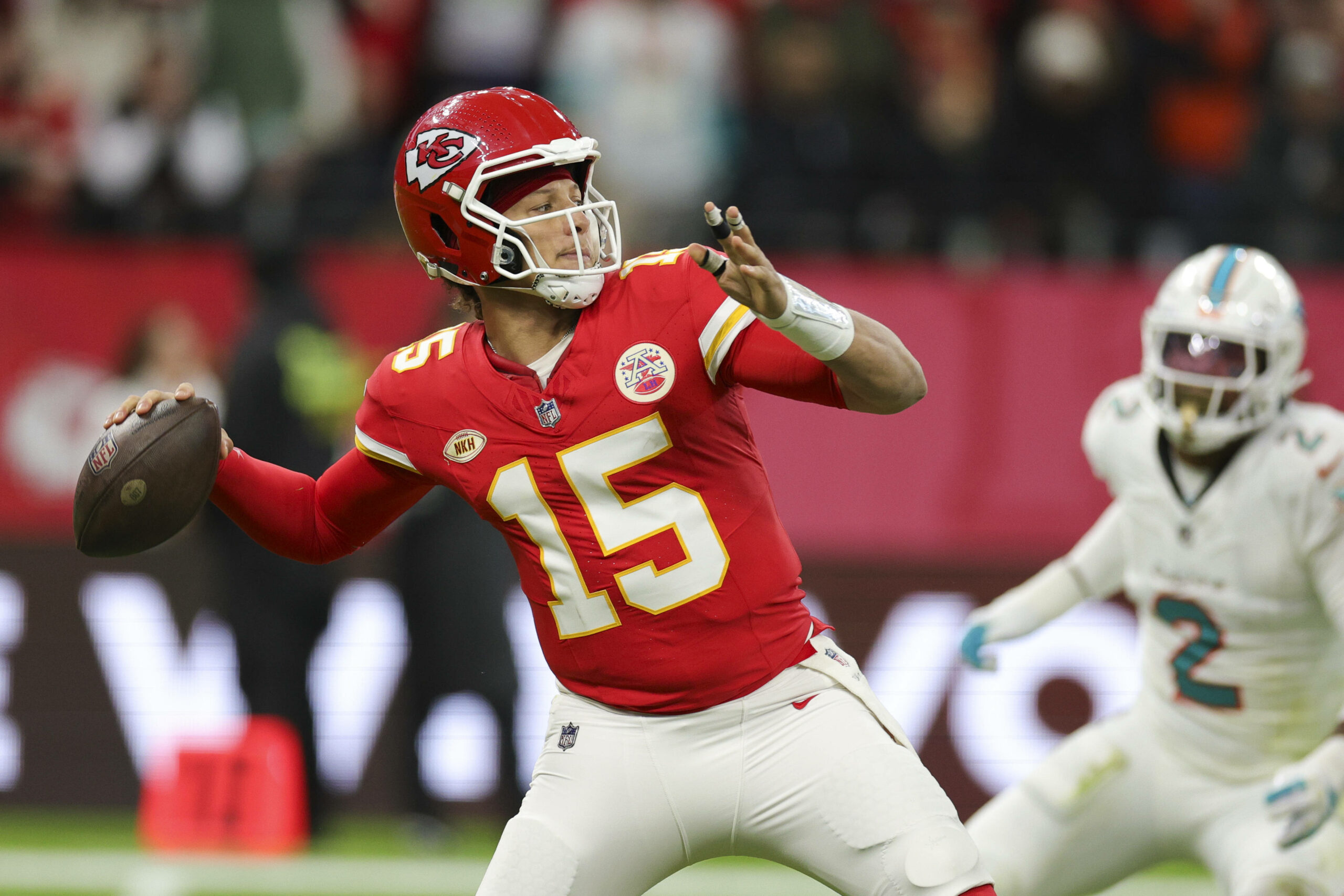 Hatte gegen die Miami Dolphins ein gutes Spiel: Kansas-City-Chiefs-Quarterback Patrick Mahomes.