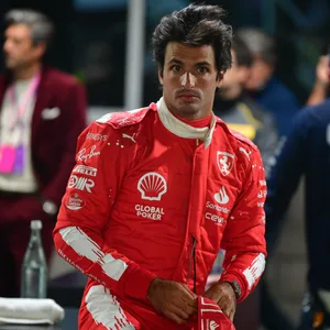 Ferrari-Fahrer Carlos Sainz nach dem Qualifying