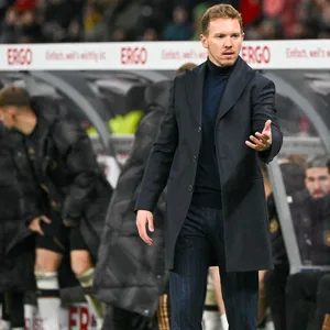 Julian Nagelsmann an der Seitenlinie im Länderspiel Deutschland gegen die Türkei