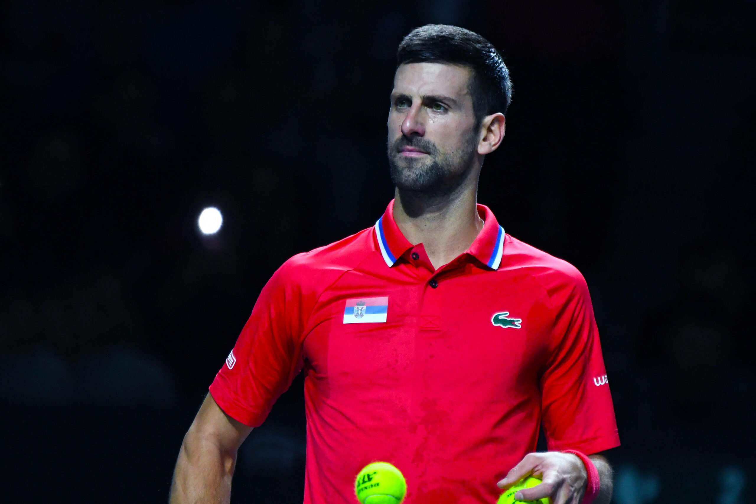 Novak Djokovic beim Davis Cup