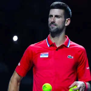 Novak Djokovic beim Davis Cup