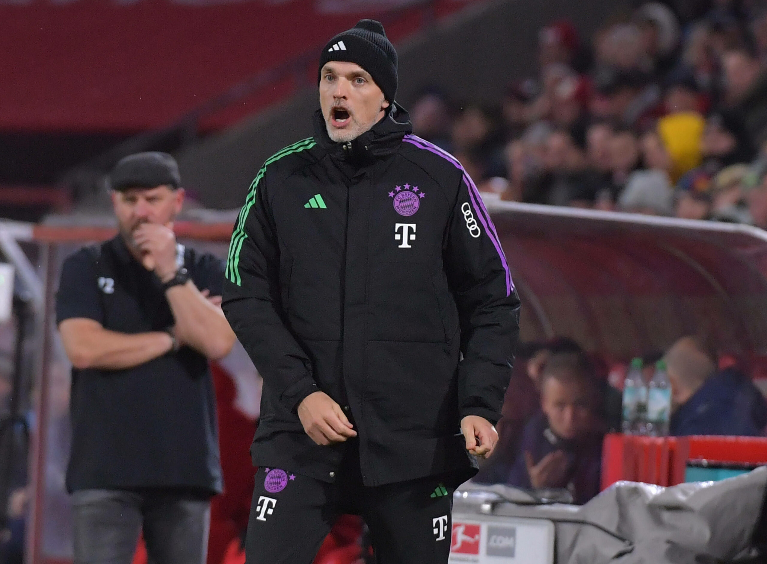 Thomas Tuchel, Trainer des FC Bayern München, im Spiel gegen den 1. FC Köln