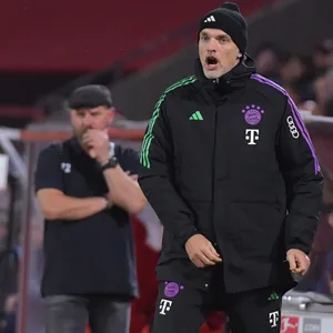 Thomas Tuchel, Trainer des FC Bayern München, im Spiel gegen den 1. FC Köln