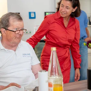 Barbara Wentzel mit ihrem Mann Henrik