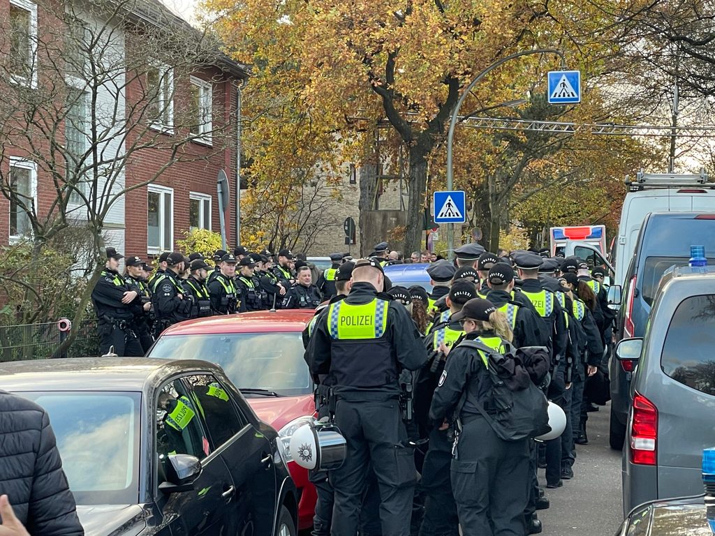 Großeinsatz in Blankenese