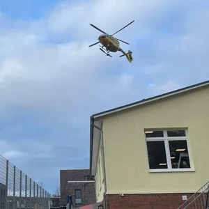 Notarzt beim Spiel des HFC Falke im Einsatz