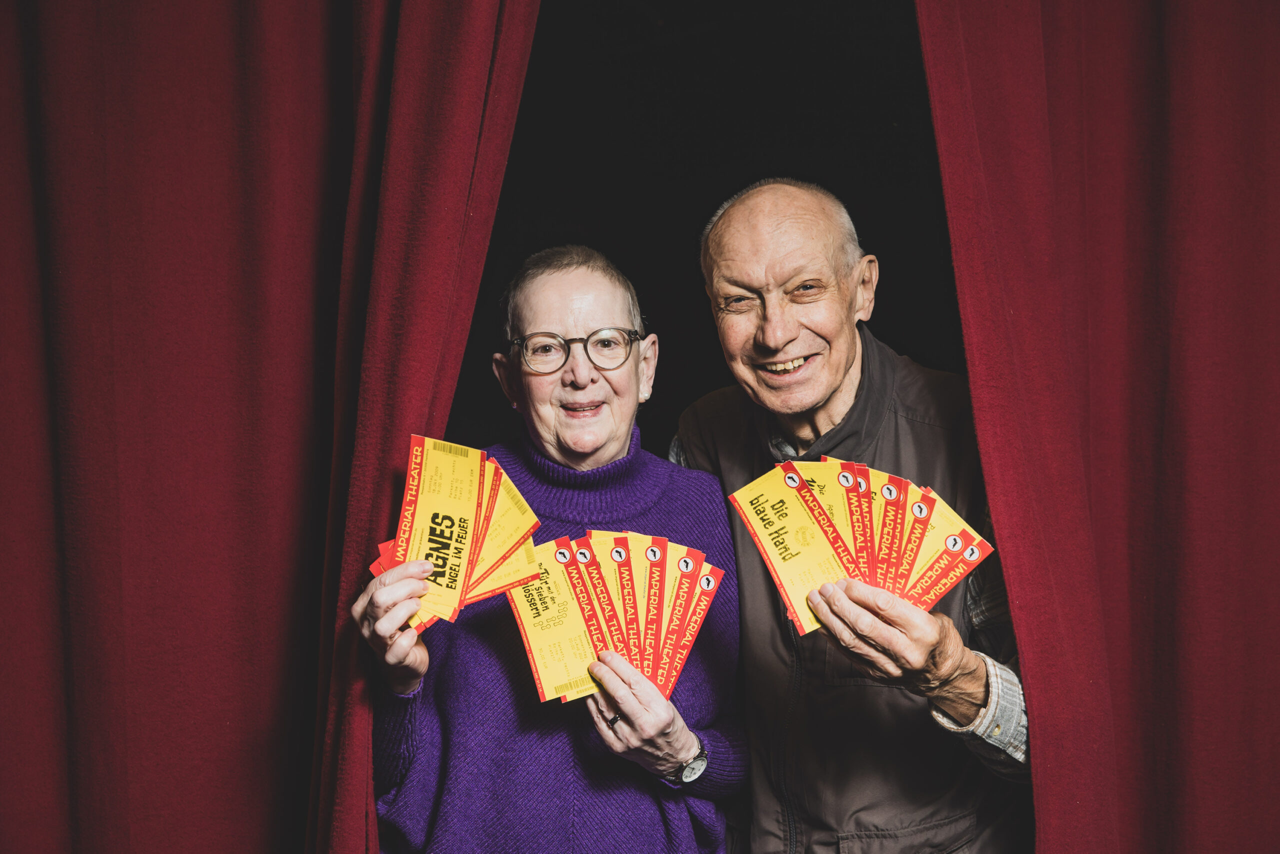 Treue Fans des Imperial-Theaters: Angelika (76) und Michael Reimer (78)