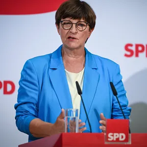 Die SPD-Vorsitzende Saskia Esken (Archivbild).